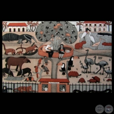 EL JARDÍN, 2011 - Grabado al aguafuerte de Miriam Rudolph