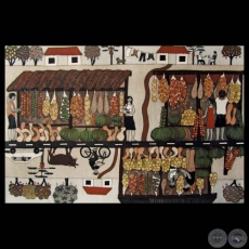 ENTRE ITACURUBÍ Y SAN JOSÉ, 2011 - Grabado al aguafuerte de Miriam Rudolph
