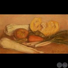 NATURALEZA MUERTA - Óleo de ALICIA BRAVARD