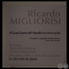 LA ELECCIN DE PIANO, 2013 - Del artista RICARDO MIGLIORISI