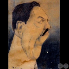 MINISTRO ERNESTO VELZQUEZ - Dibujo de Miguel Acevedo