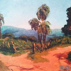 PAISAJE CAMPESINO - Óleo de ALICIA BRAVARD