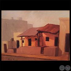 PAISAJE DE LA CIUDAD - Óleo de ALICIA BRAVARD