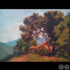 RANCHO CAMPESINO - Óleo de ALICIA BRAVARD