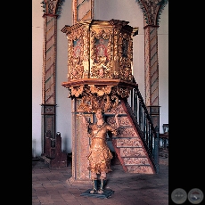 IGLESIA DE YAGUARÓN (Púlpito) - Fotografía de FERNANDO ALLEN