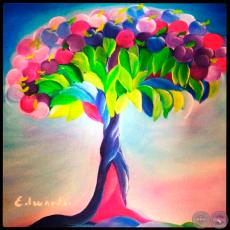 SERIE ÁRBOL - Óleos de MARÍA MERCEDES EDWARDS