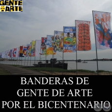 BANDERA DEL BICENTENARIO - Obra de YUKI HAYASHI