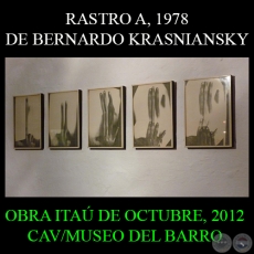RASTRO A, 1978 DE BERNARDO KRASNIANSKY - OBRA ITAÚ DEL MES DE OCTUBRE, 2012