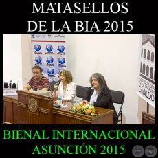 MATASELLOS CONMEMORATIVO DE LA BIA 2015 - BIENAL INTERNACIONAL DE ARTE DE ASUNCIÓN