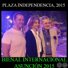 PLAZA INDEPENDENCIA, 2015 - Intervención de WILLIAM PAATS - BIENAL INTERNACIONAL ASUNCIÓN 2015