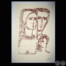 LA FAMILIA I - Obra de Olga Blinder - Ao 1963