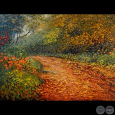 BOSQUE, 2013 - Óleo de KALELA ZALDÍVAR