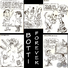 Parlamentarios y Convencionales - Caricatura de Botti - Año 1992