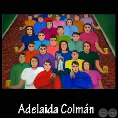 PROCESIÓN, 2007 - Óleo de ADELAIDA COLMÁN