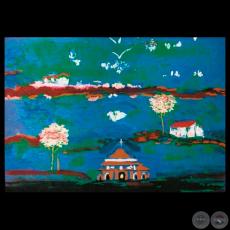 HOMENAJE A S.S. JUAN PABLO II (Obra de ELSA ESPÍNOLA)