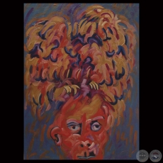 ROSTRO, 1991 - Técnica Mixta de VICENTE DURÉ