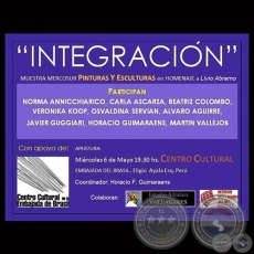 INTEGRACIN - MUESTRA MERCOSUR PINTURAS Y ESCULTURAS EN HOMENAJE A LIVIO ABRAMO - 6 de mayo de 2015