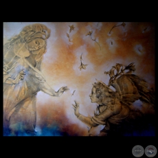 ANUNCIACIÓN, 2008 - Acrílico de FÉLIX TORANZOS