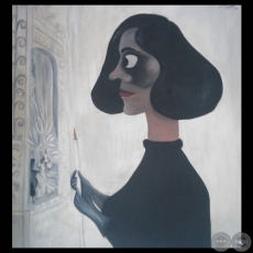 RETRATO DE EDITH JIMÉNEZ, 1967 - Obra de FERNANDO GRILLÓN