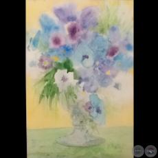 FLORES - Acuarela de WALLY MONTIEL