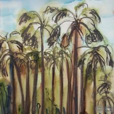 BAJO CHACO - Acuarela de FRED BRAUNER