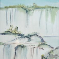 CATARATAS DE IGUAZÚ - Acuarela de FRED BRAUNER
