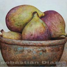 FRUTAS, 2014 - Óleo sobre tela de SEBASTIÁN DÍAZ