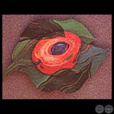 FRUTA, 1997 - Acrílico sobre madera de ALEJANDRA GARCÍA