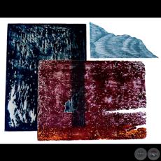 MÚSICA DE MI TIERRA, 2003 - Agua fuerte, agua tinta, xilografía de GLADYS LEÓN DE LOZANO