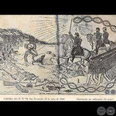 ILUSTRACIÓN ANÓNIMA - Periódico de guerra CABICHUÍ