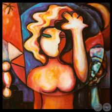 EL ESPEJO, 1997 - Técnica mixta de GRACIELA NERY HUERTA