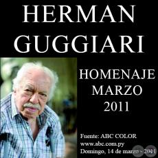 HOMENAJE A DON HERMANN GUGGIARI, MARZO 2011 (Artículo de NANCY DURÉ CÁCERES)