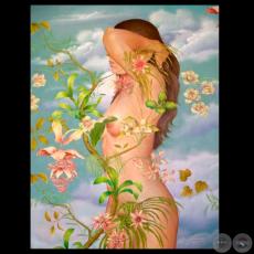 REBECCA - Técnica mixta de HERNÁN MIRANDA