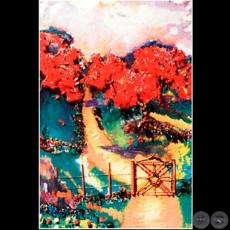 PAISAJE (Técnica mixta de IRMA GOROSTIAGA)