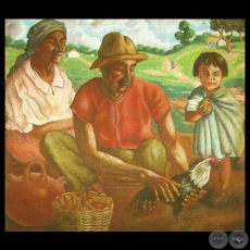 FAMILIA CAMPESINA - Obra de JAIME BESTARD