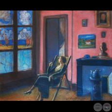 SEÑORITA SENTADA EN SILLÓN, 1932 - Obra de JAIME BESTARD