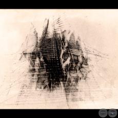 SIN TÍTULO, 1980 - Dibujo a tinta de JENARO PINDÚ