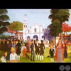 FIESTA PATRIA, 1973 - Obra de JOSÉ LATERZA PARODI