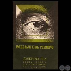 FOLLAJE DEL TIEMPO (JOSEFINA PLÁ, 1981) - Ilustración de tapa: CARLOS COLOMBINO