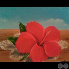 FLORES, 2012 - Óleo de JULIÁN CÁRDENAS