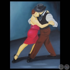 LA PAREJA DE TANGO - Obra de KARIN BADER