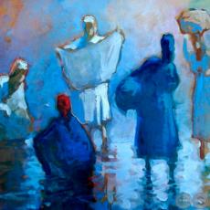 LAVANDERAS, Óleo de KOKI RUIZ (DEL REY GALERÍA DE ARTE)