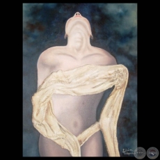 DESNUDO - Técnica mixta de LILIAM MARÍA CÉSPEDES