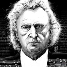 LUIS SZARAN - Caricatura digital de ENZO PERTILE