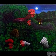 LUNA, 2015 - Óleo sobre lienzo de ADELAIDA COLMÁN