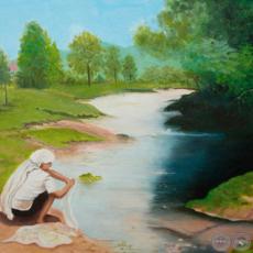 LAVANDERA - Obra de MARITÉ LAMAR