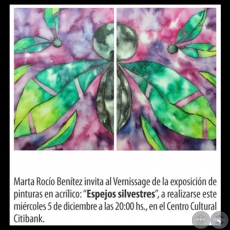 ESPEJOS SILVESTRES, 2012 - Pinturas de MARTA ROCÍO BENÍTEZ