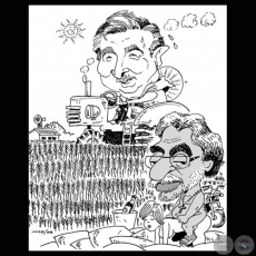 LOS EX (JOSÉ MUJICA y FERNANDO LUGO) - LÍDERES DEL MUNDO - Caricatura de NICO