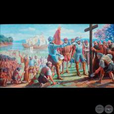 FUNDACIÓN DE ASUNCIÓN (Óleo de PABLO ALBORNO)