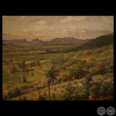 PAISAJE DE PARAGUARÍ - Óleo de PABLO ALBORNO